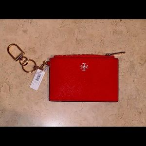 Tory Burch Keychain Coin/Card Wallet